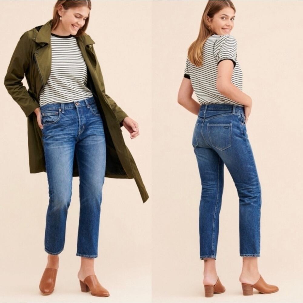 ayr the lil dude crop high rise jeans blue size 27 DRM